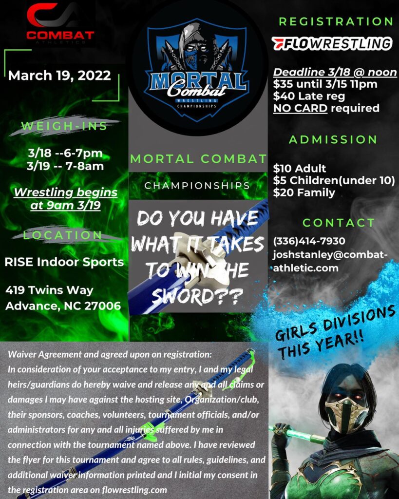 2022 Mortal Combat Championships ***** MUST REGISTER on FLO ARENA